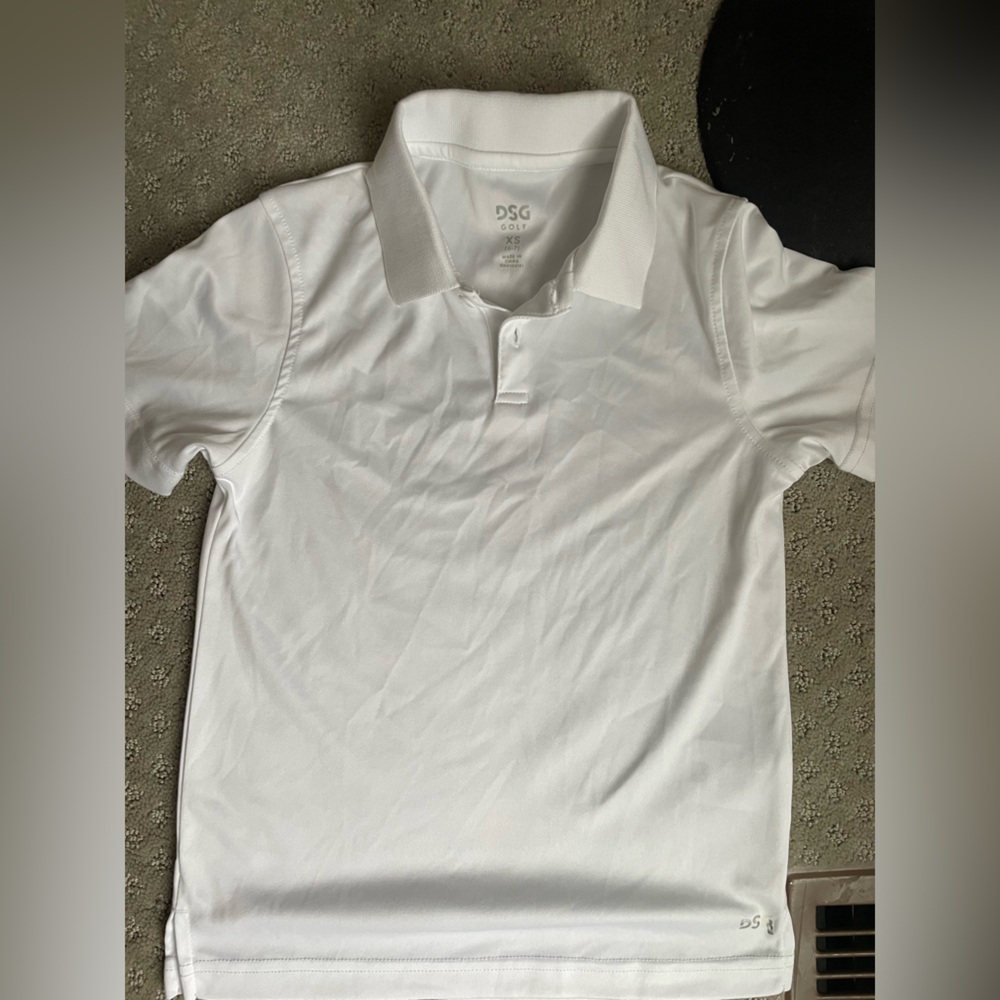 DSG kids, golf, Classic White Polo